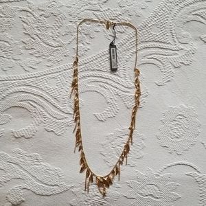 NWT Ann Taylor Golden Leaf Necklace